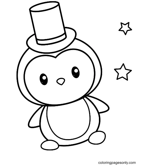 Penguin Coloring Pages