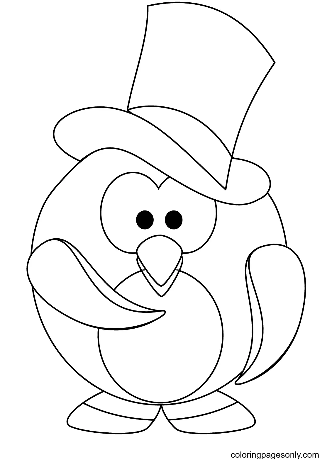 Penguin Coloring Pages