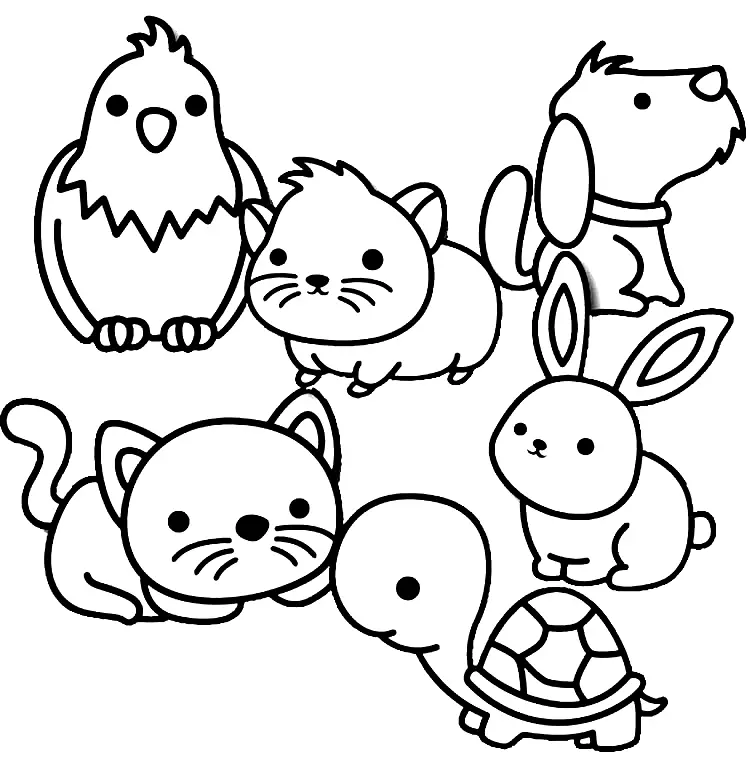 Pets Coloring Pages