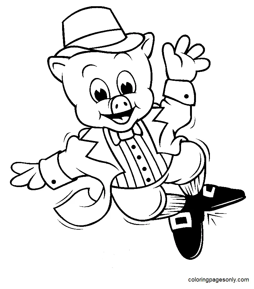 Piggly Wiggly Coloring Pages