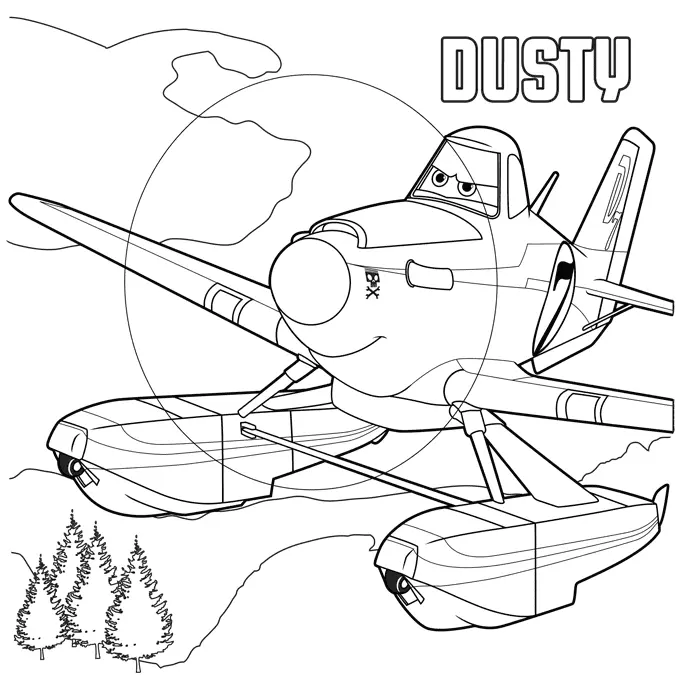 Planes Coloring Pages