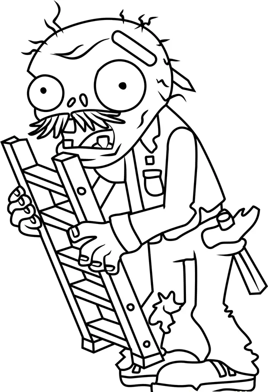 Plants vs Zombies Coloring Pages