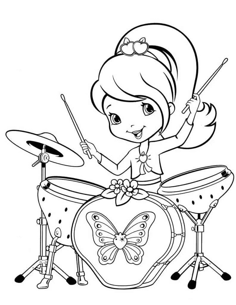 Plum Pudding Coloring Pages