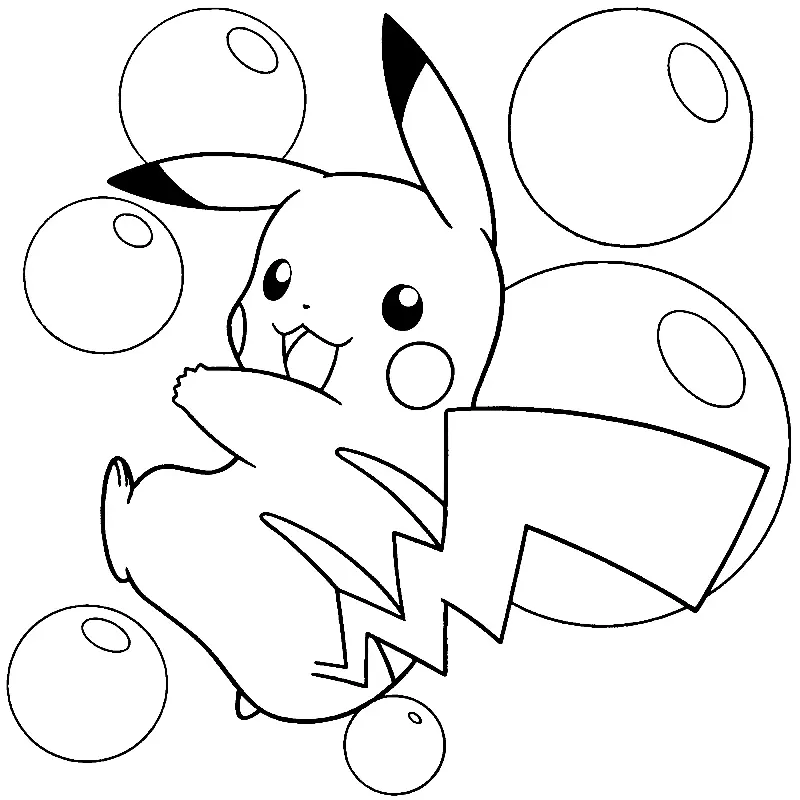 Pokemon Characters Coloring Pages