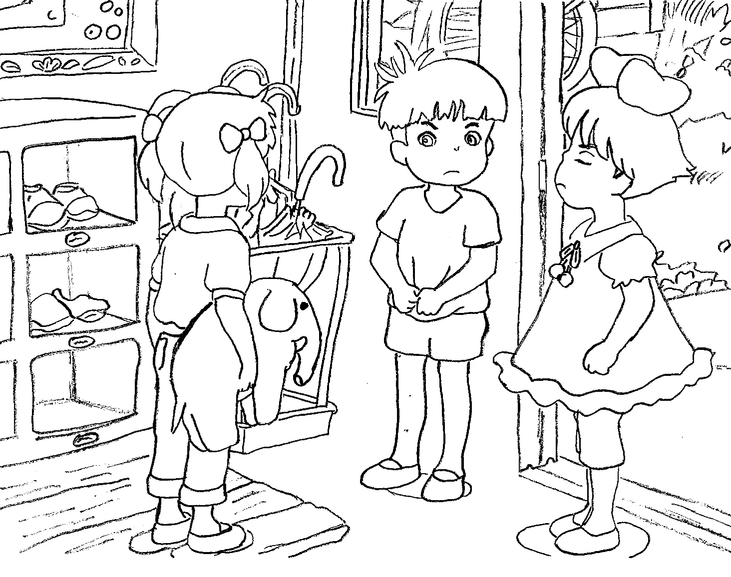 Ponyo Coloring Pages