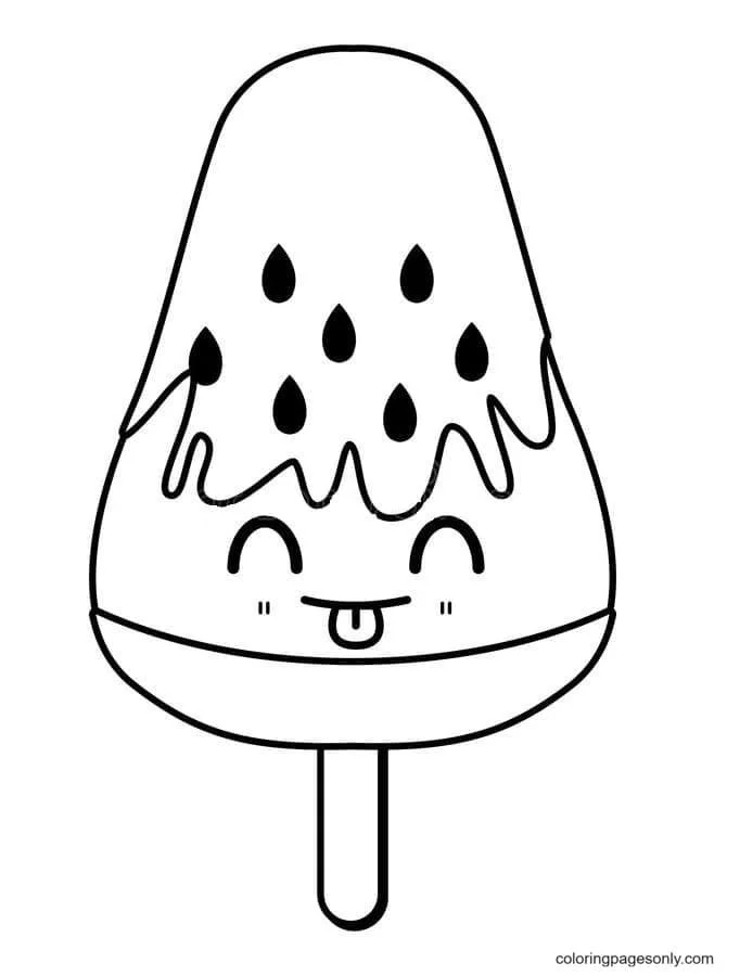 Popsicle Coloring Pages