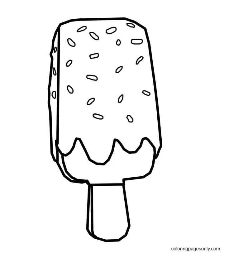 Popsicle Coloring Pages