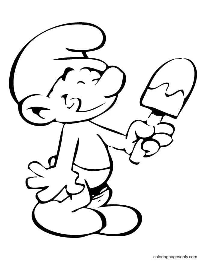 Popsicle Coloring Pages