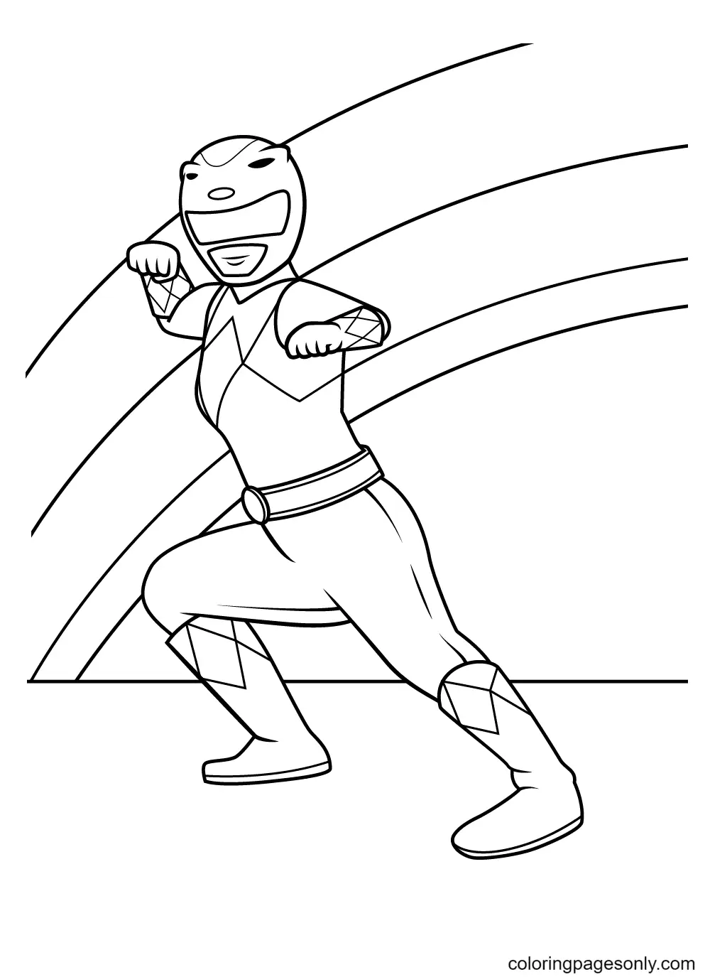 Power Rangers Coloring Pages