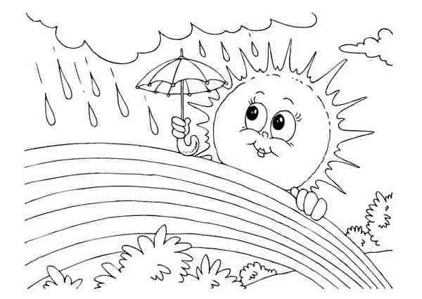 Precipitations Coloring Pages