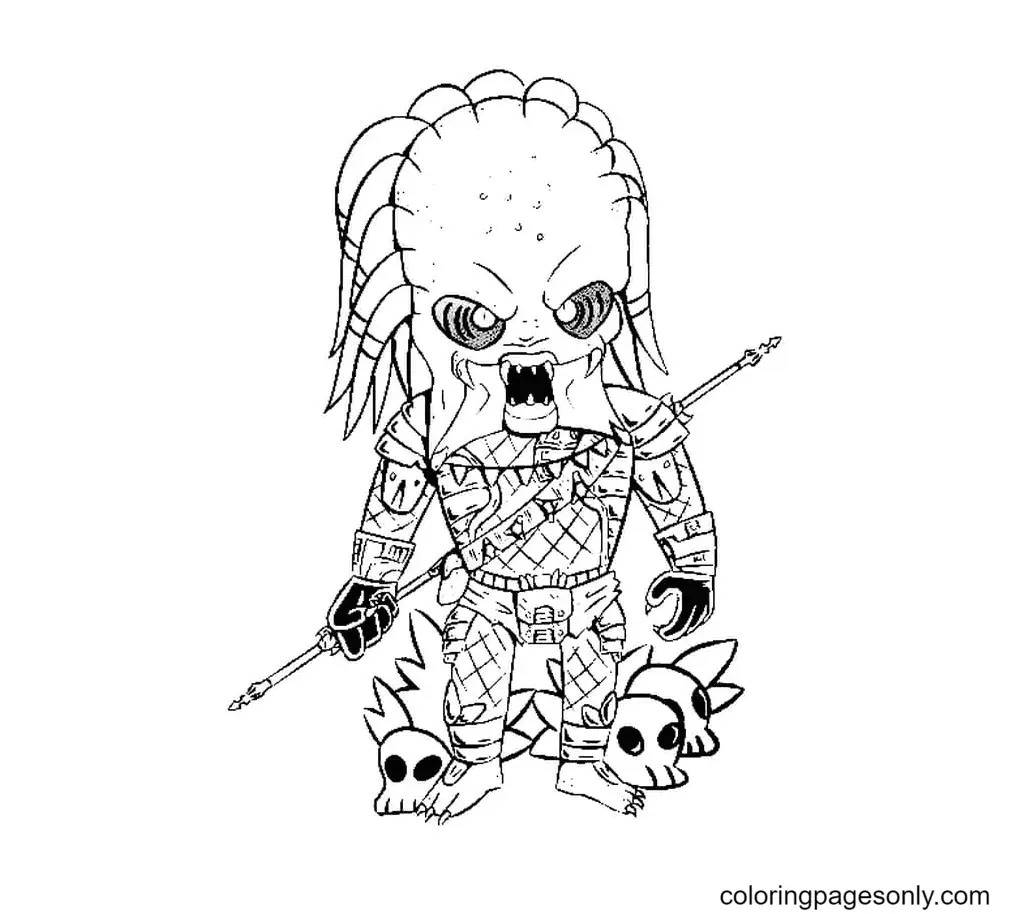 Predator Coloring Pages