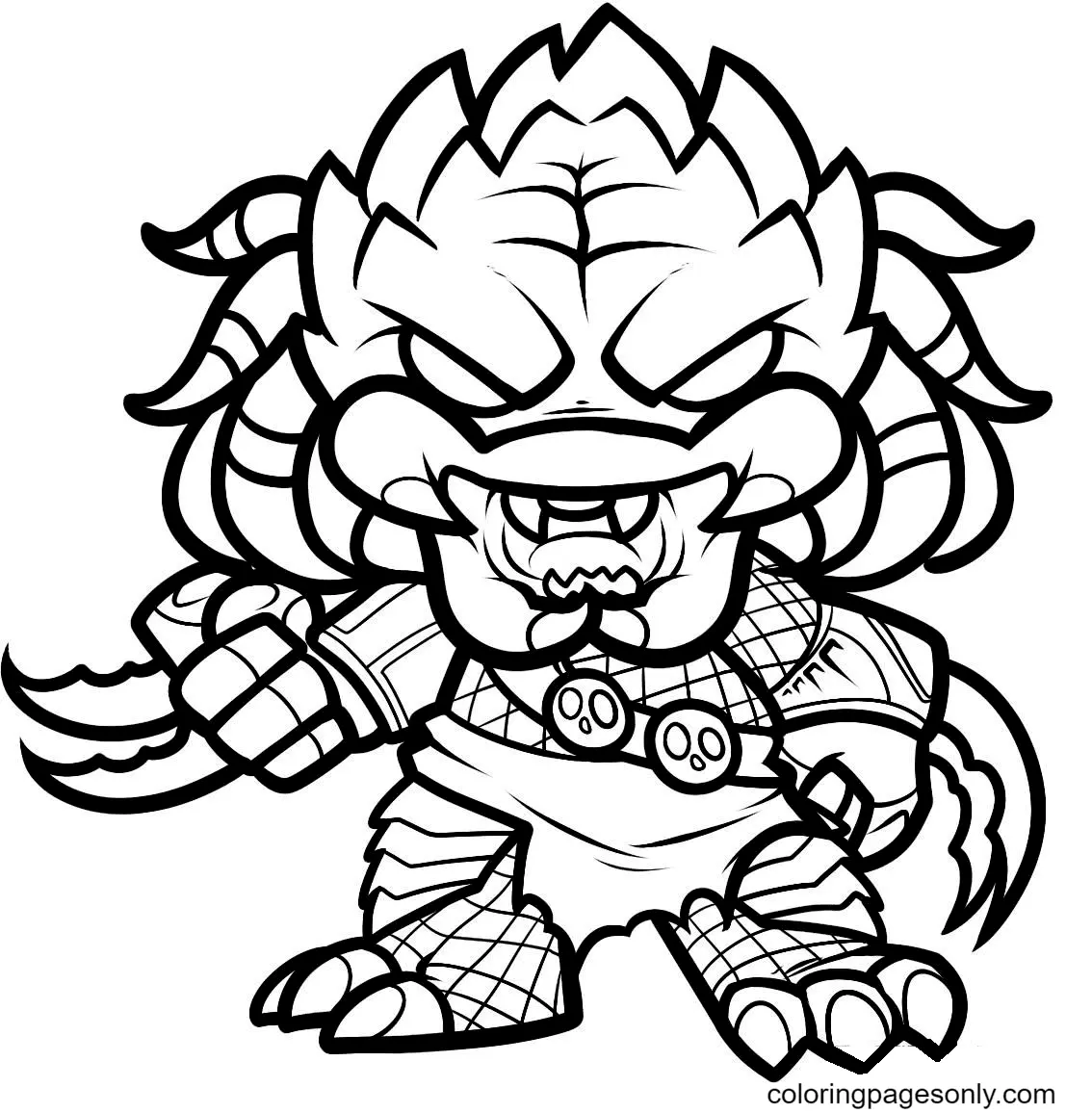 Predator Coloring Pages