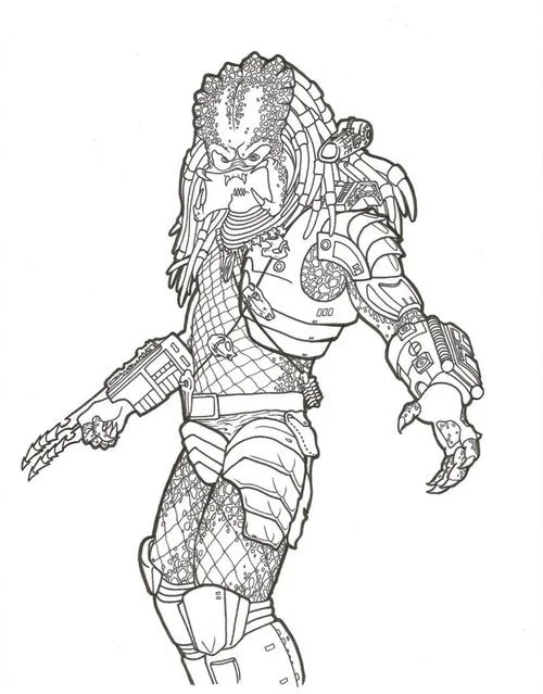 Predator Coloring Pages