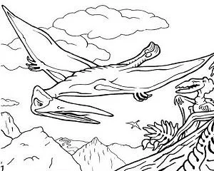 Pterodactyl Coloring Pages