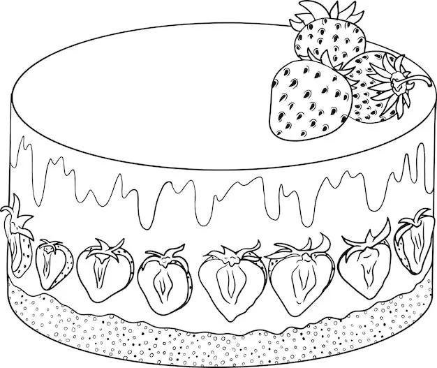 Pudding Coloring Pages