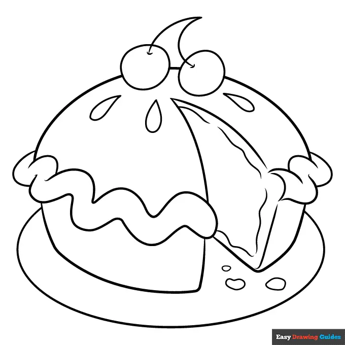 Pudding Coloring Pages