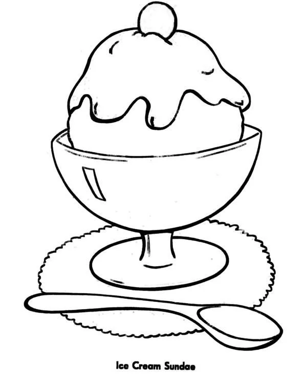 Pudding Coloring Pages