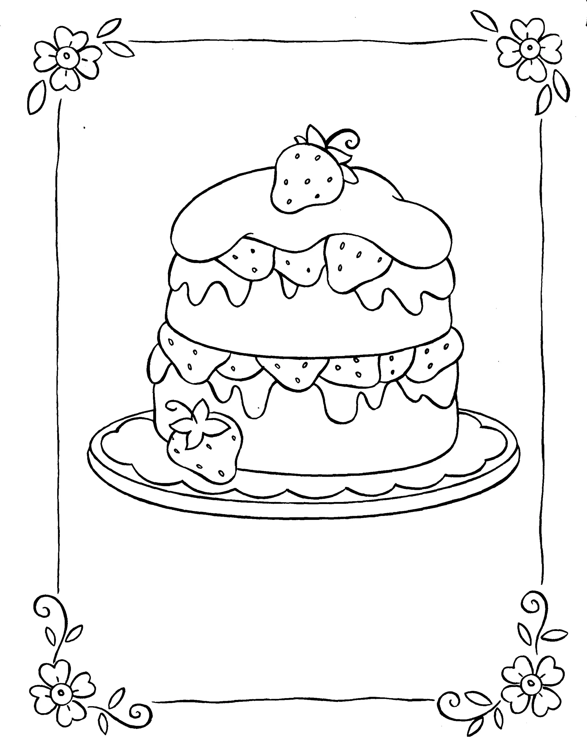 Pudding Coloring Pages