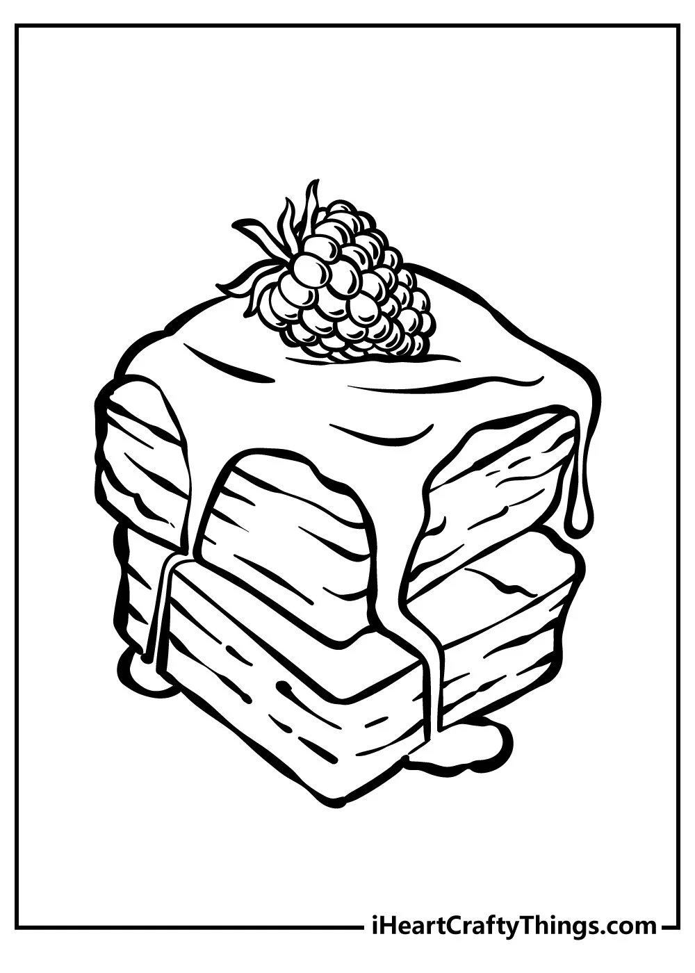 Pudding Coloring Pages