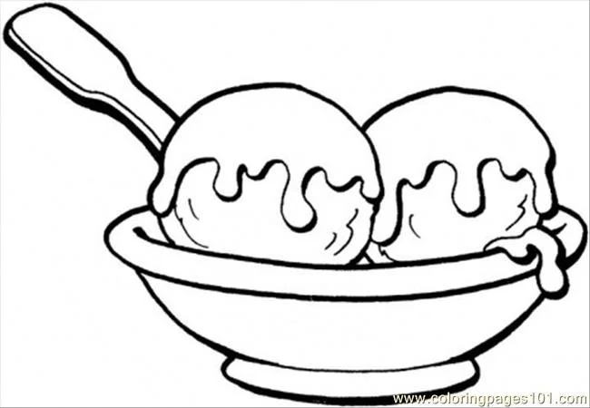 Pudding Coloring Pages