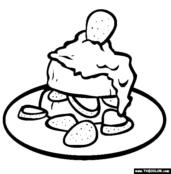 Pudding Coloring Pages