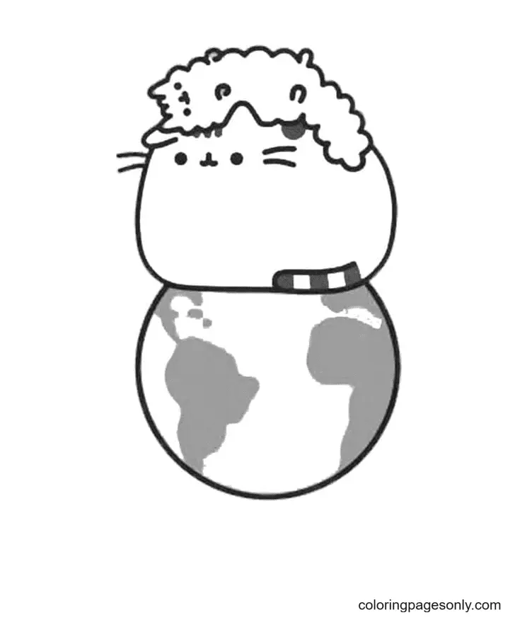 Pusheen Coloring Pages