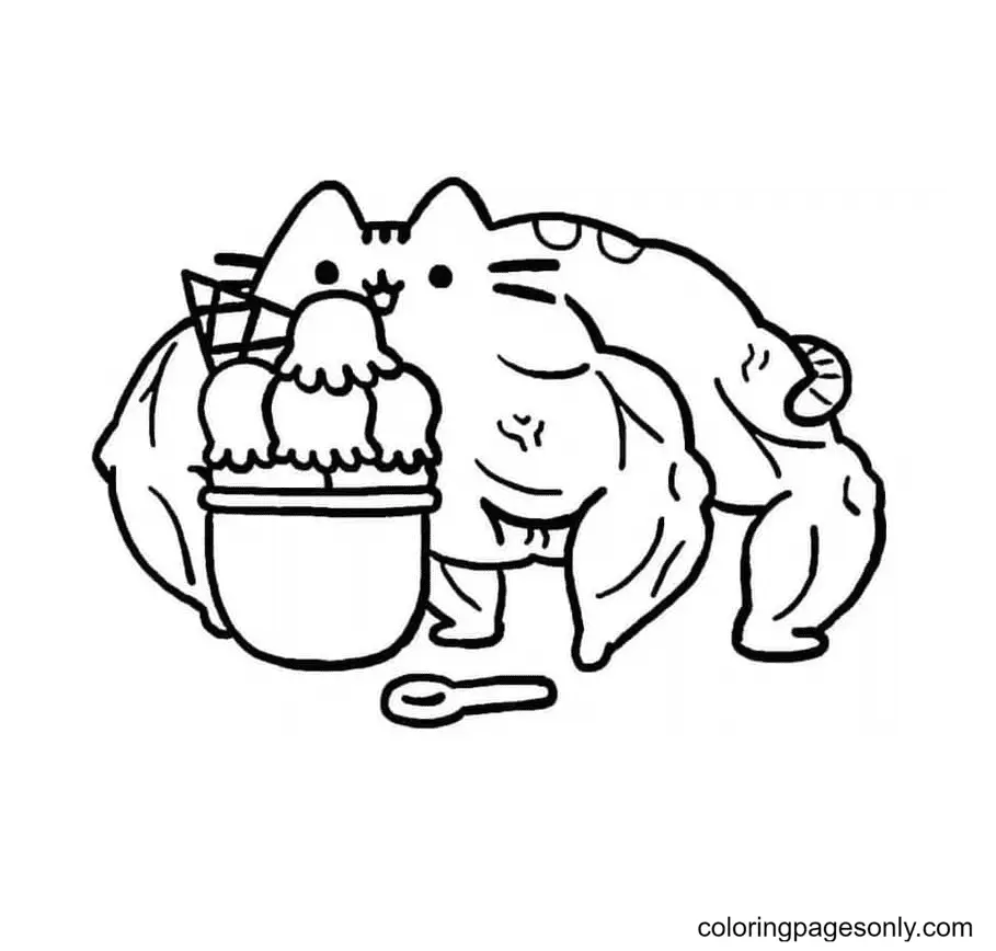 Pusheen Coloring Pages