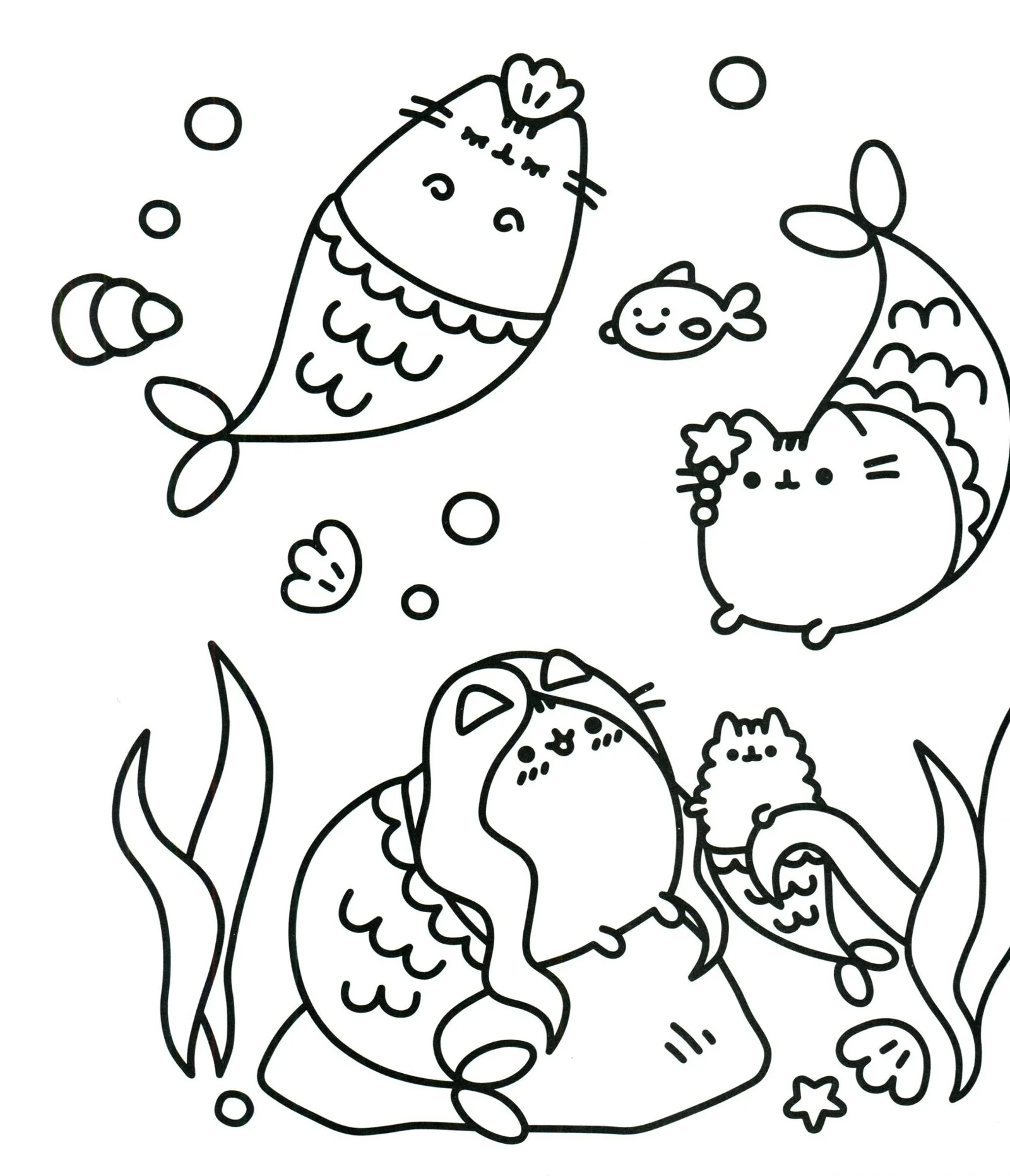 Pusheen Coloring Pages