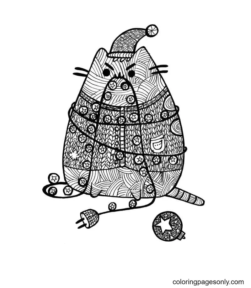 Pusheen Coloring Pages