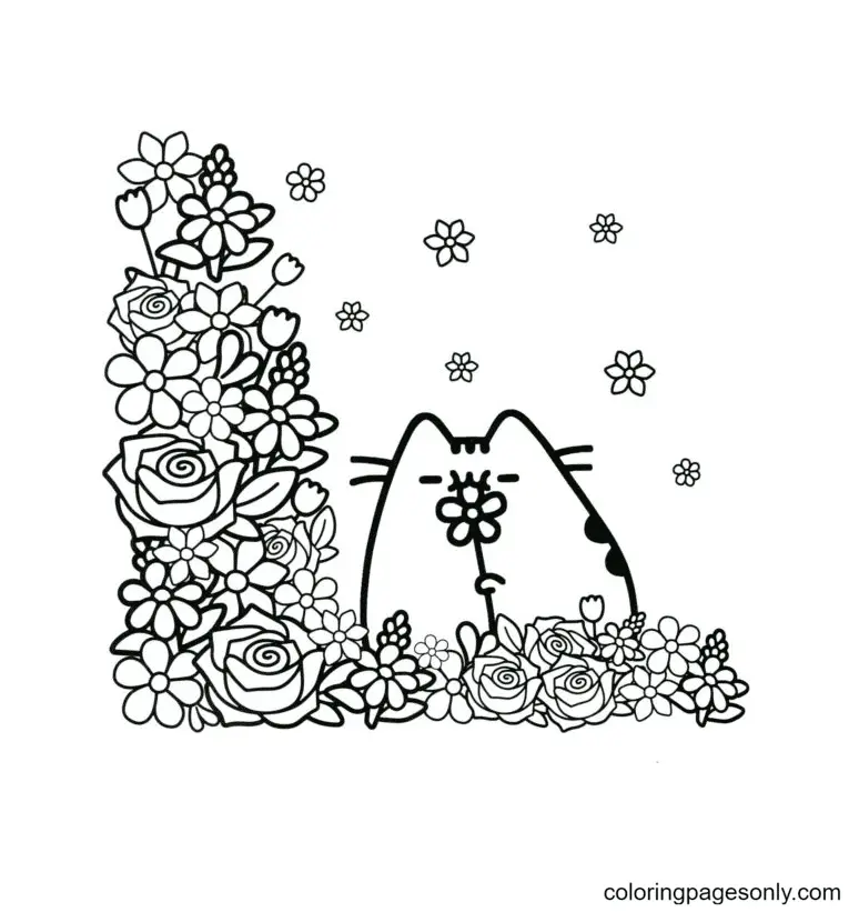 Pusheen Coloring Pages