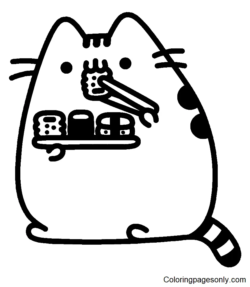 Pusheen Coloring Pages