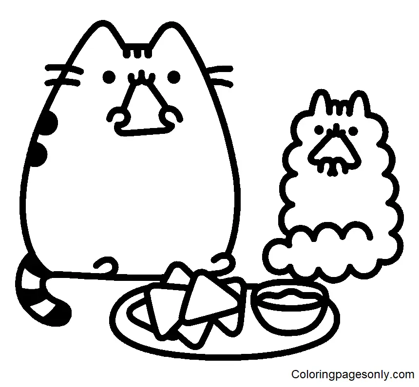 Pusheen Coloring Pages