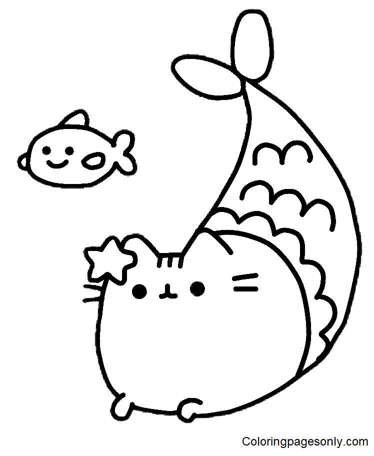 Pusheen Coloring Pages