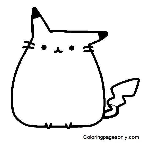 Pusheen Coloring Pages