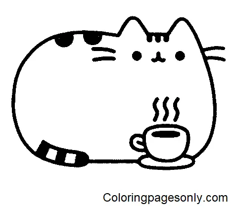 Pusheen Coloring Pages