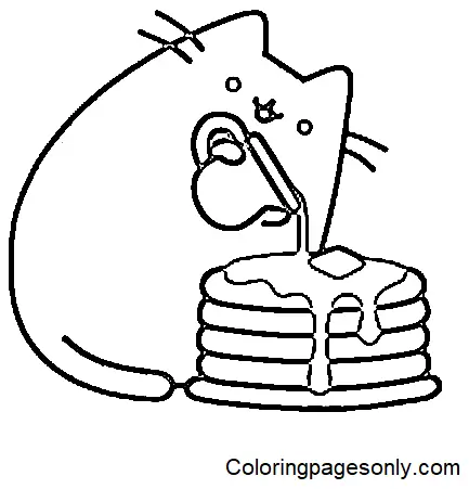 Pusheen Coloring Pages