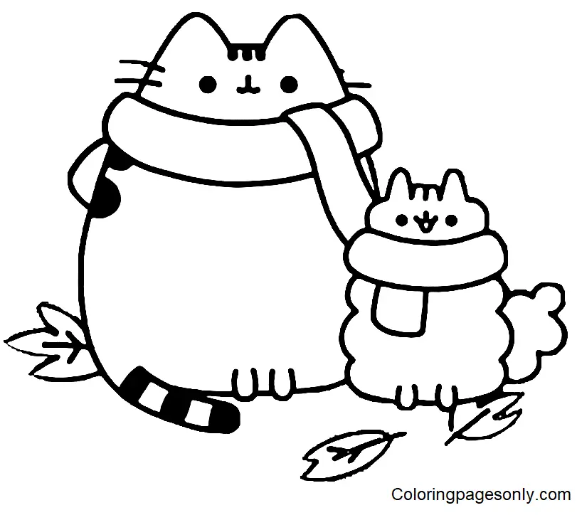 Pusheen Coloring Pages