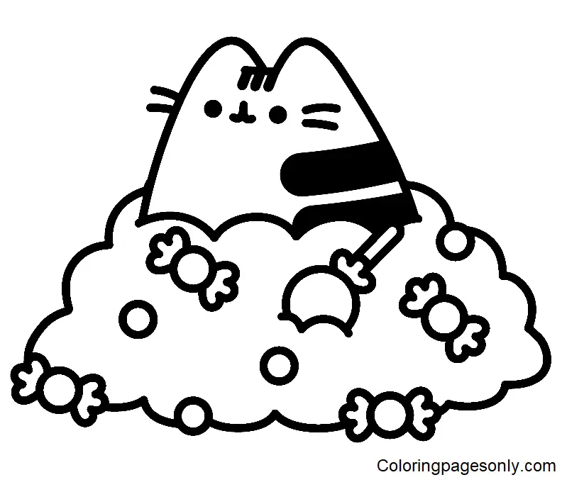 Pusheen Coloring Pages