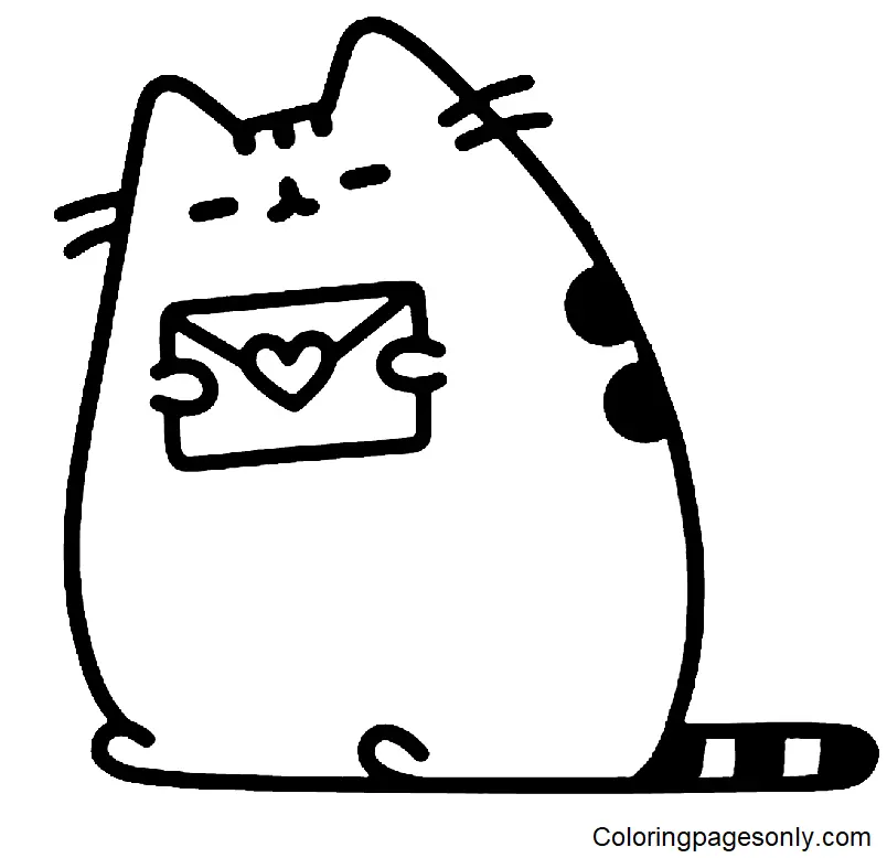 Pusheen Coloring Pages