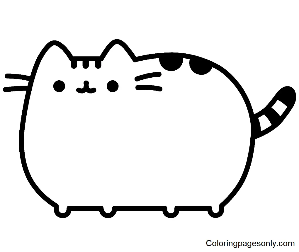 Pusheen Coloring Pages