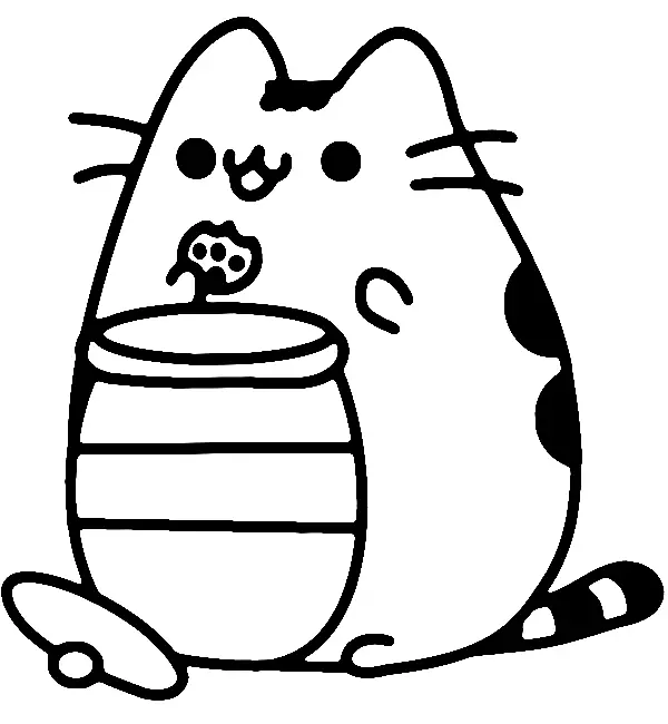 Pusheen Coloring Pages