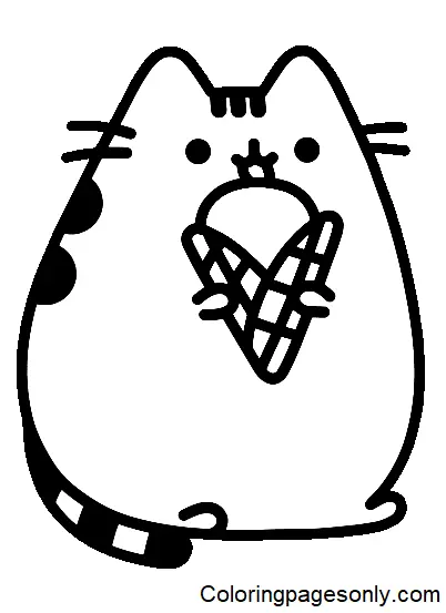 Pusheen Coloring Pages