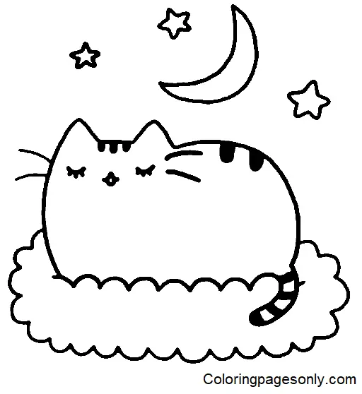 Pusheen Coloring Pages