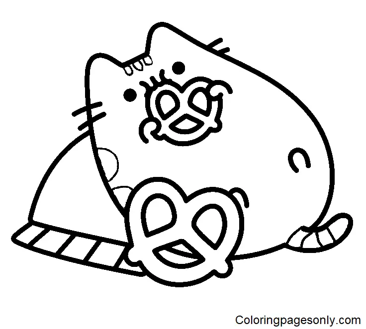 Pusheen Coloring Pages