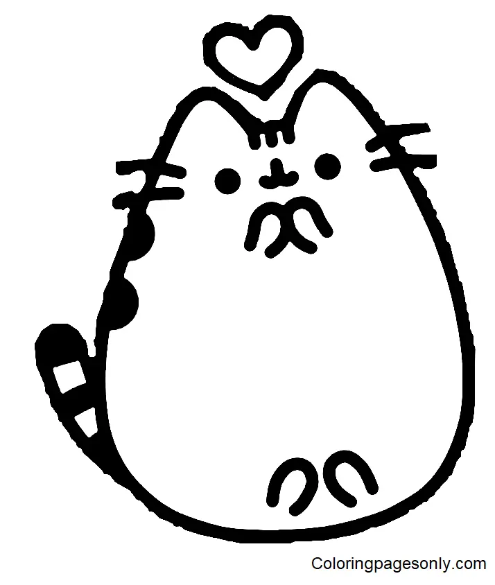 Pusheen Coloring Pages