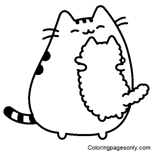 Pusheen Coloring Pages