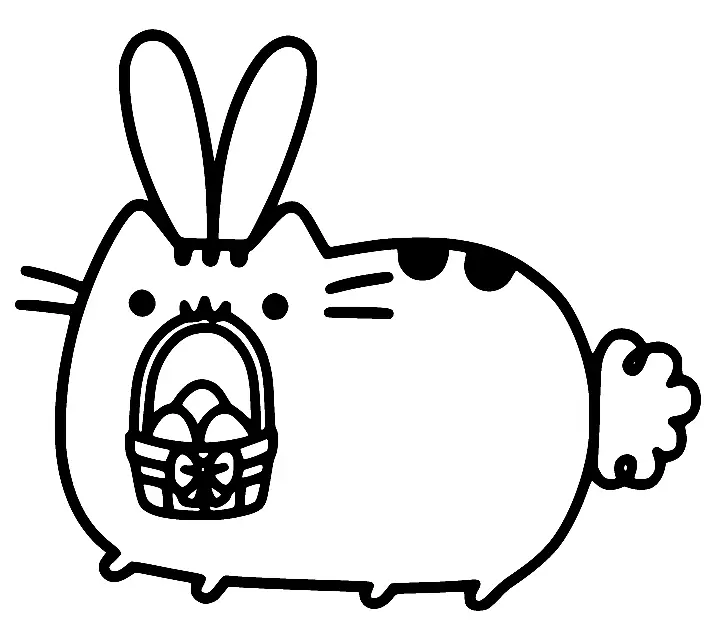 Pusheen Coloring Pages