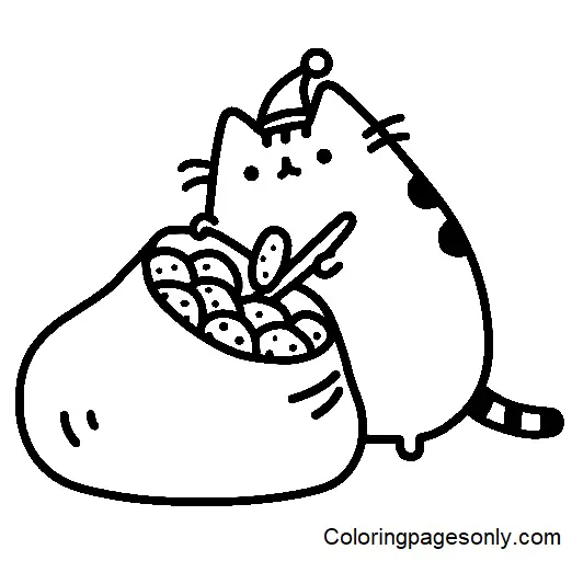 Pusheen Coloring Pages