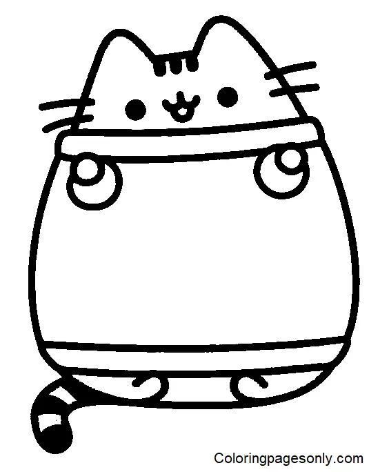 Pusheen Coloring Pages