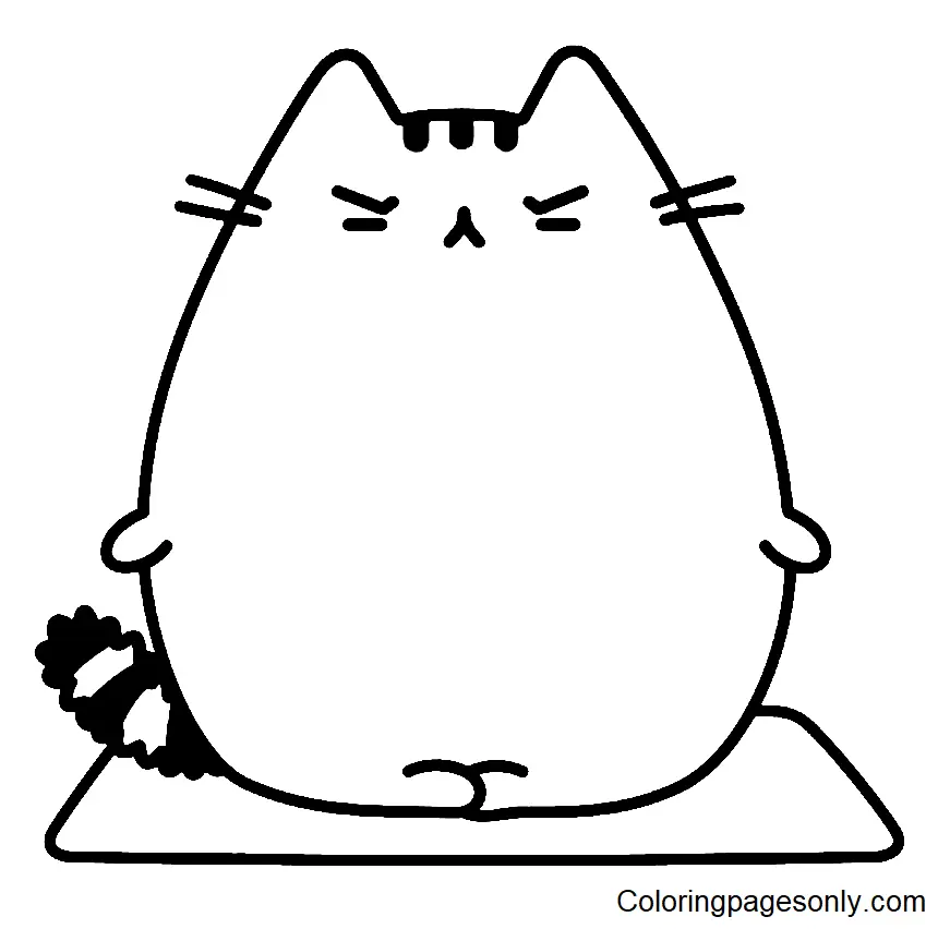 Pusheen Coloring Pages